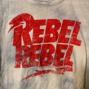 David Bowie “Rebel Rebel” T-shirt! Size SMALL, Chaser Brand!